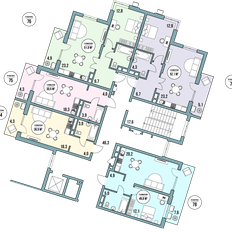 Квартира 55,1 м², 2-комнатные - изображение 3