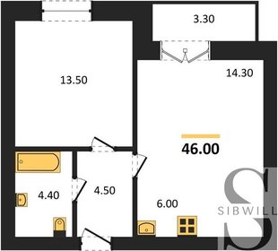 45,6 м², 1-комнатная квартира 6 030 000 ₽ - изображение 25