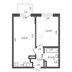 Квартира 36,6 м², 1-комнатная - изображение 1