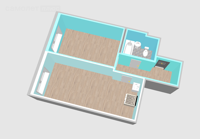 42,5 м², 1-комнатная квартира 8 300 000 ₽ - изображение 50