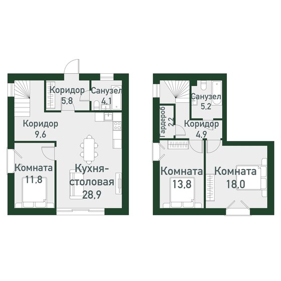 101,9 м², 3-комнатная квартира 13 247 000 ₽ - изображение 1