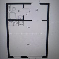 Квартира 28 м², студия - изображение 3