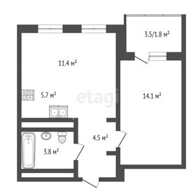 Квартира 41,3 м², 1-комнатная - изображение 1