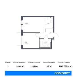 34,7 м², 1-комнатная квартира 9 333 601 ₽ - изображение 13