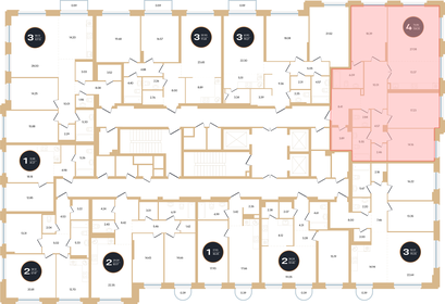 Квартира 134,4 м², 4-комнатная - изображение 2