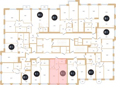 47,4 м², 1-комнатная квартира 11 385 600 ₽ - изображение 11