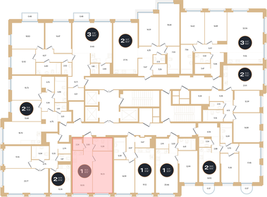 47,1 м², 1-комнатная квартира 11 068 500 ₽ - изображение 5