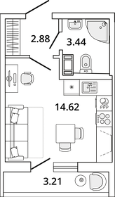 78,1 м², 3-комнатная квартира 9 020 550 ₽ - изображение 36
