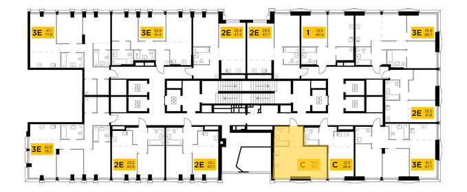14,6 м², апартаменты-студия 4 380 000 ₽ - изображение 116
