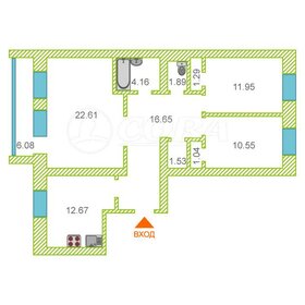Квартира 82,8 м², 3-комнатная - изображение 5