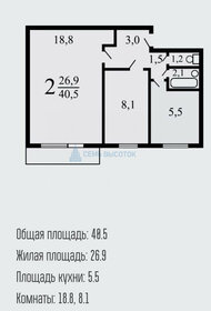 53,6 м², 3-комнатная квартира 14 000 000 ₽ - изображение 77