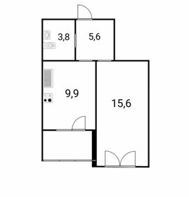 Квартира 35,8 м², 1-комнатная - изображение 1