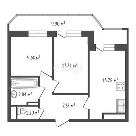 Квартира 51,3 м², 2-комнатная - изображение 3