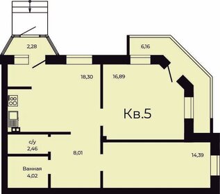 65,8 м², 3-комнатная квартира 6 378 720 ₽ - изображение 53