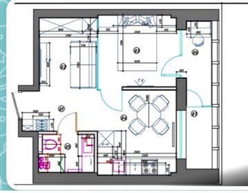 Квартира 36 м², 1-комнатная - изображение 1