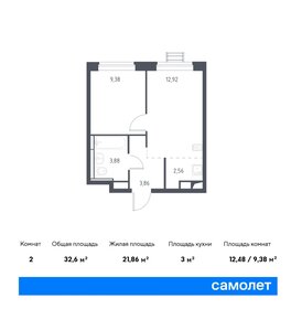 32,1 м², 1-комнатная квартира 7 945 518 ₽ - изображение 22