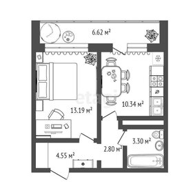 Квартира 37,5 м², 1-комнатная - изображение 1