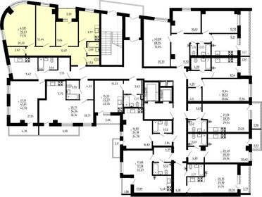 67 м², 3-комнатная квартира 11 500 000 ₽ - изображение 32