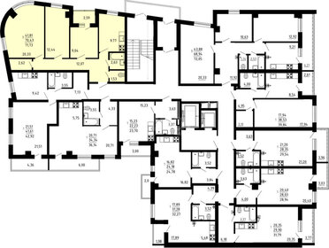 Квартира 71,1 м², 3-комнатная - изображение 1