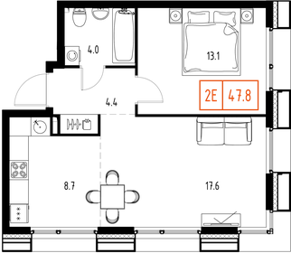 54 м², 2-комнатная квартира 17 500 000 ₽ - изображение 78