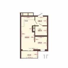 Квартира 30,3 м², 1-комнатная - изображение 2