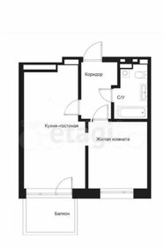 Квартира 38,3 м², 1-комнатная - изображение 1