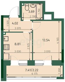 Квартира 31,3 м², 1-комнатная - изображение 1