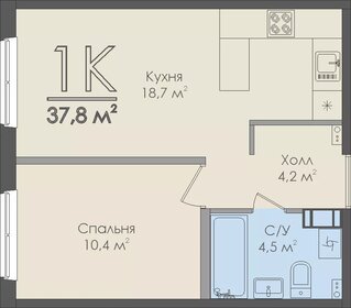 32 м², 1-комнатная квартира 3 100 000 ₽ - изображение 60