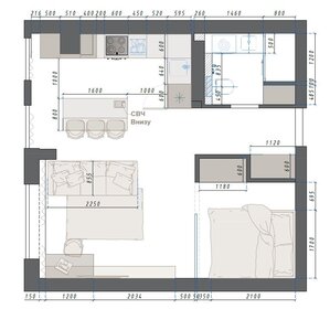 34,8 м², квартира-студия 5 000 000 ₽ - изображение 50