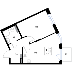 35,8 м², 2-комнатная квартира 6 479 800 ₽ - изображение 25