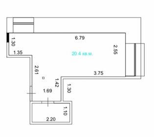 20 м², квартира-студия 8 990 000 ₽ - изображение 113