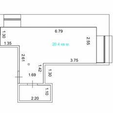 Квартира 22,6 м², студия - изображение 3