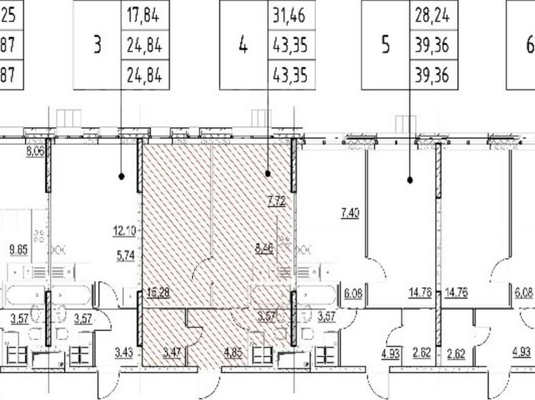 43,5 м², 1-комнатные апартаменты 11 500 000 ₽ - изображение 1