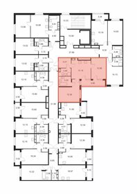 59,7 м², 2-комнатная квартира 9 250 400 ₽ - изображение 72