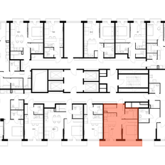 Квартира 35,7 м², 1-комнатная - изображение 2