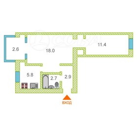 41,3 м², 2-комнатная квартира 13 897 162 ₽ - изображение 72