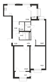 Квартира 113,5 м², 3-комнатная - изображение 1