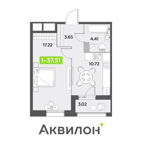 37 м², 1-комнатные апартаменты 8 800 000 ₽ - изображение 1