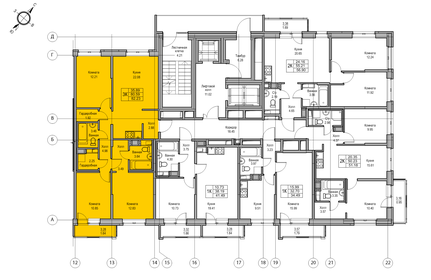 158,8 м², 4-комнатная квартира 19 050 000 ₽ - изображение 101