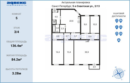 148,9 м², 4-комнатная квартира 24 000 000 ₽ - изображение 121