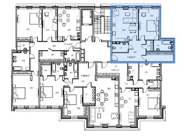 Квартира 86,3 м², 1-комнатная - изображение 2