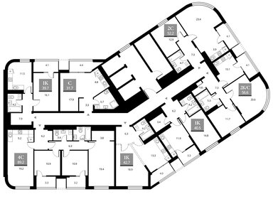 Квартира 89,2 м², 3-комнатная - изображение 2