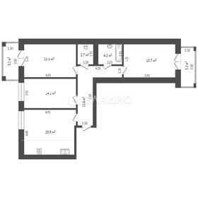 Квартира 95 м², 3-комнатная - изображение 1