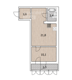 Квартира 39,6 м², 2-комнатная - изображение 1