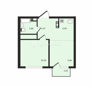 Квартира 35 м², 2-комнатная - изображение 1