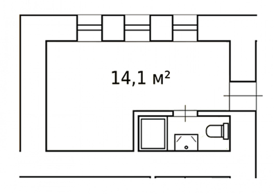 10,3 м², апартаменты-студия 4 950 000 ₽ - изображение 74