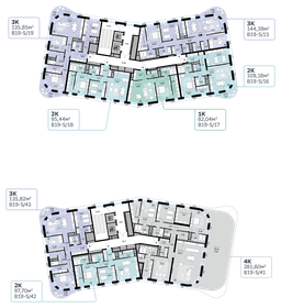 135,9 м², 3-комнатная квартира 78 643 568 ₽ - изображение 9