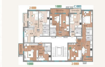 35 м², 1-комнатная квартира 3 700 000 ₽ - изображение 31
