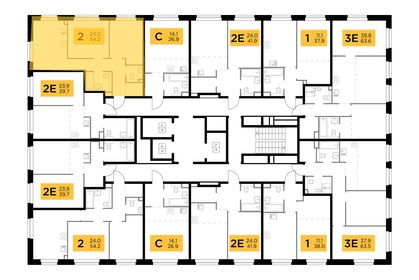 58,3 м², 2-комнатная квартира 9 700 000 ₽ - изображение 70