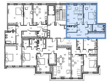 Квартира 86,3 м², 1-комнатная - изображение 2